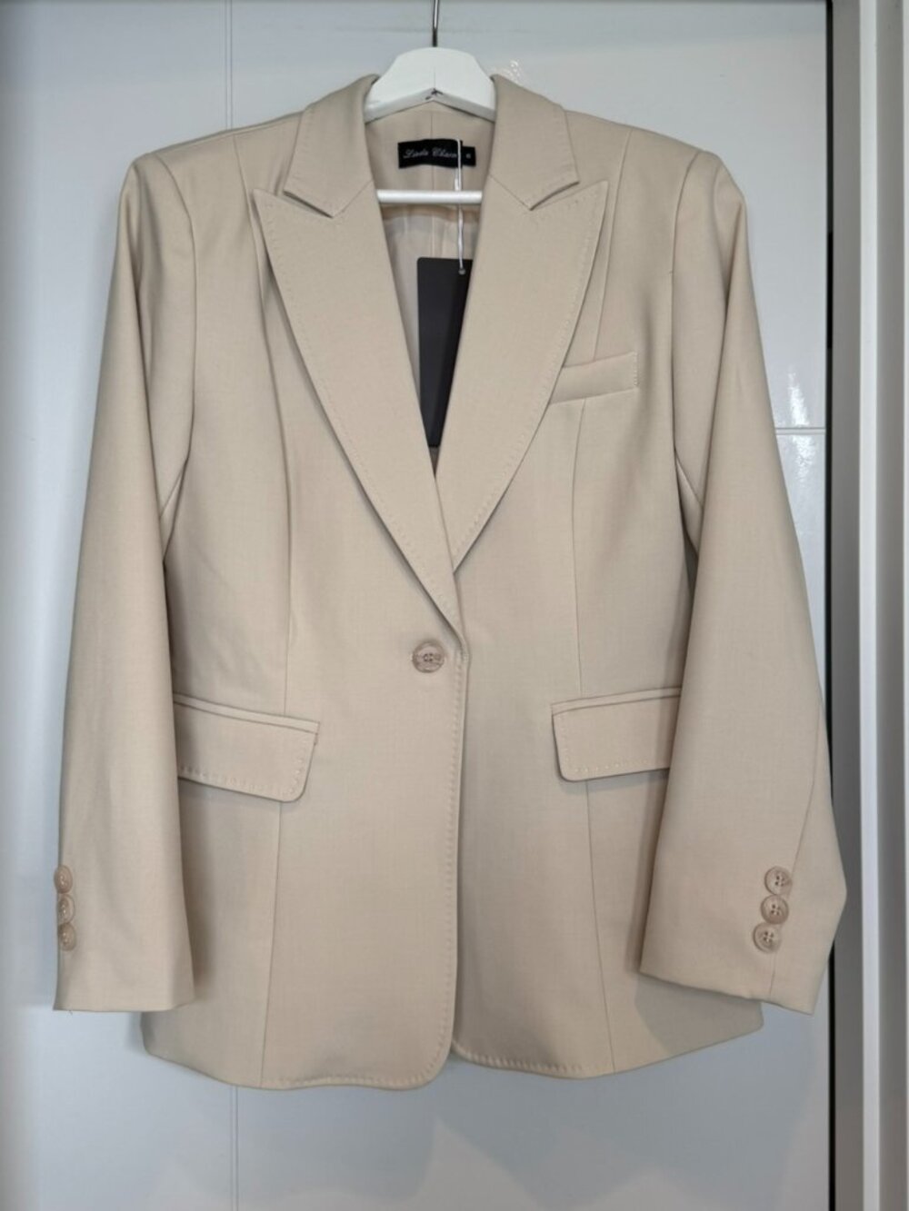 NWT Beige Tan Suit Jacket size 8